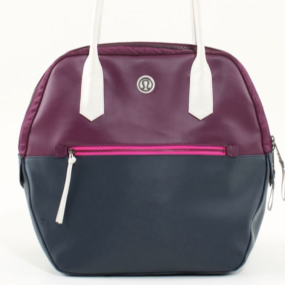 Lululemon Happy Hatha Hour Bag Plum / Inkwell EUC! - Picture 2 of 8